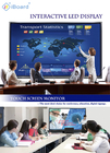 98'' iBoard Interactive Whiteboard For Business Conference, Aluminum Alloy Frame
