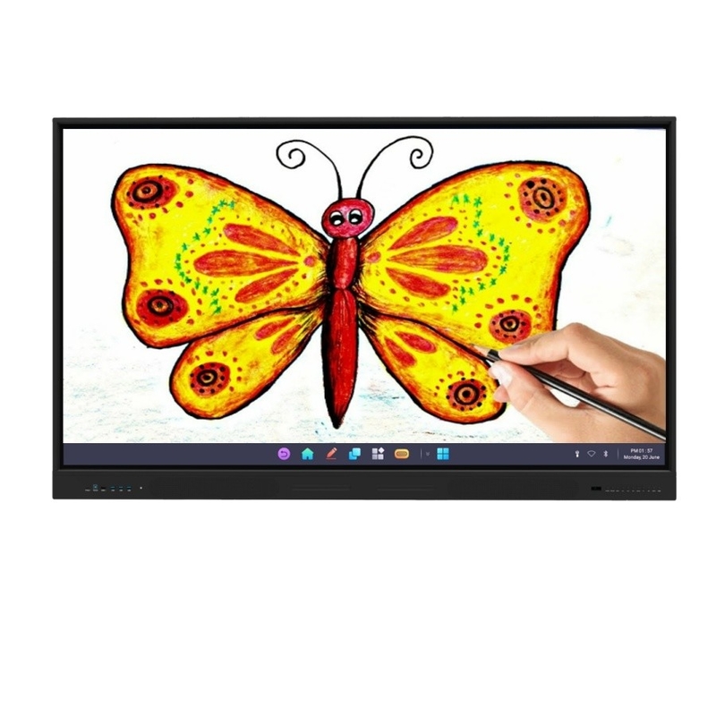 พานีลแบนอินเตอร์เอคทีฟ 98 นิ้ว 65/ 86 /75 นิ้ว 4K บอร์ดอินเตอร์เอคทีฟ พร้อมไมโครไฟล์อาราย