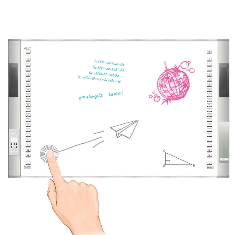 All in one PC Android Wall Mounted Interactive Touch Screen Whiteboard สําหรับเครื่องมือการร่วมมือในการประชุม