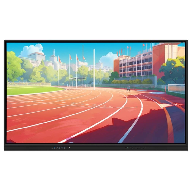iboard 55 นิ้ว อินเทรคทีฟ แพลท แพนเลส LCD touch screen มอนิเตอร์ TE-QS ซีรีส์ พร้อมพอร์ต USB HDMI สําหรับการศึกษา