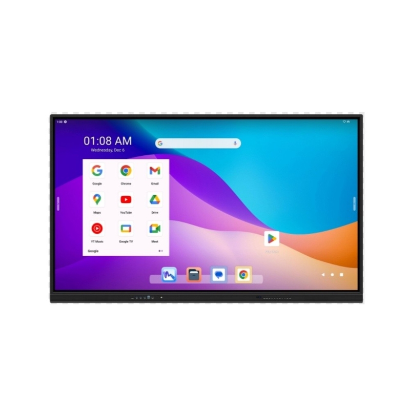 แอนดรอยด์ล่าสุด (16+256GB) 86 นิ้ว อินเตอร์เอ็กทีวี LCD Smart Board สําหรับห้องเรียนและสํานักงาน