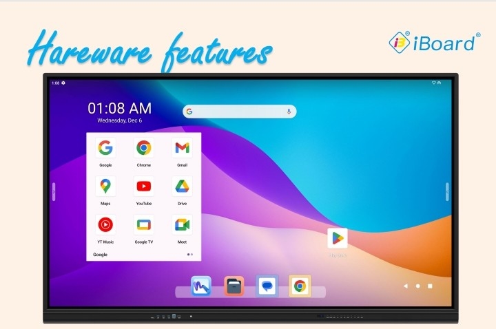 โมเนอร์จอทช์อินเตอร์เอกทีฟที่ได้รับการรับรองจาก Google EDLA พร้อมระบบ Android 13 และโปรแกรมเขียน