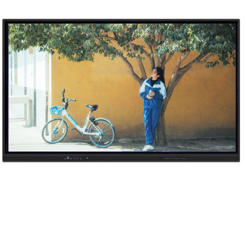 กระดานอัจฉริยะจอแบนแบบโต้ตอบมัลติทัช ความละเอียด 4K ขนาด 65 นิ้ว สำหรับโรงเรียนและการประชุม