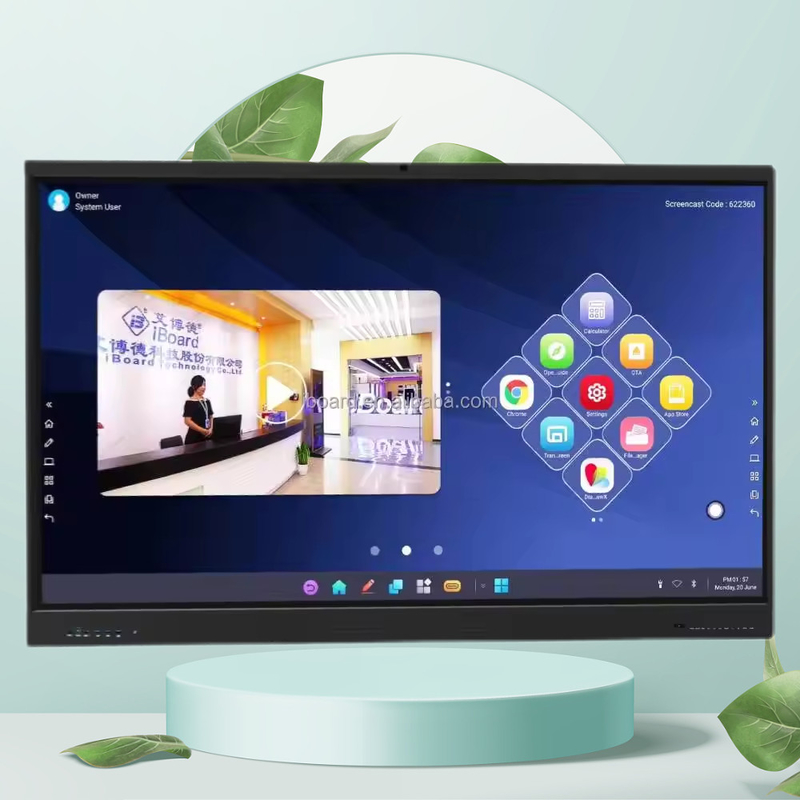 IBoard 55-110 นิ้ว Smart Board อินเตอร์เอ็กทรอนิกส์ White Board ห้องเรียน บอร์ดอินเตอร์เอ็กทรอนิกส์สําหรับห้องประชุมการสอนโรงเรียน