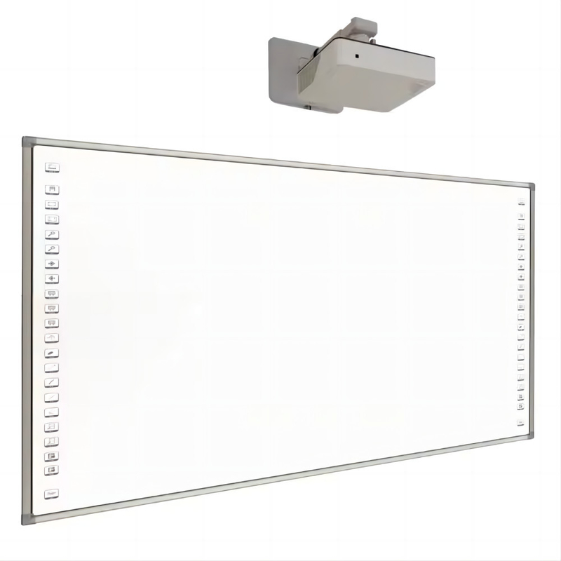 กล้องภายนอก All in One Touch Screen Whiteboard พร้อมฝาหลังโลหะและกล้องภายใน/ภายนอก