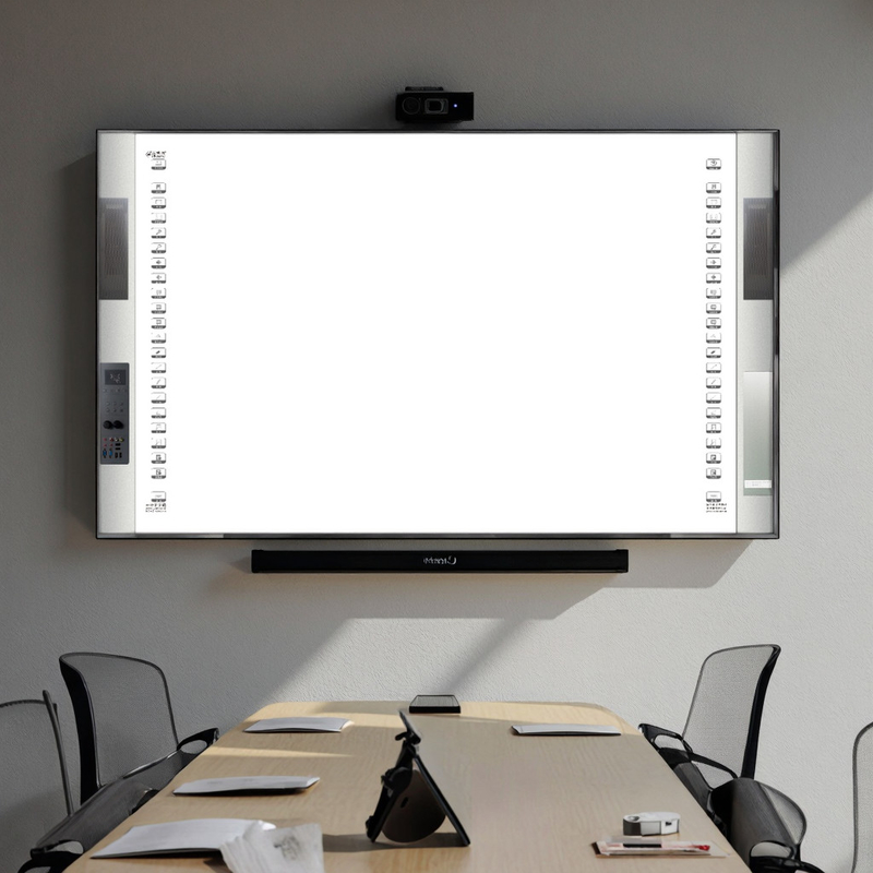 จีนโรงงานตรงปรับแต่ง All-In-One อินเตอร์เอ็กเตอร์ 20Touch Point IR อินฟราเรด เซรามิค 96 นิ้ว Smart Boards Speaker 16:10 Side Bar Projector Boards สําหรับโรงเรียนมหาวิทยาลัย พร้อมโปรแกรมการสอน
