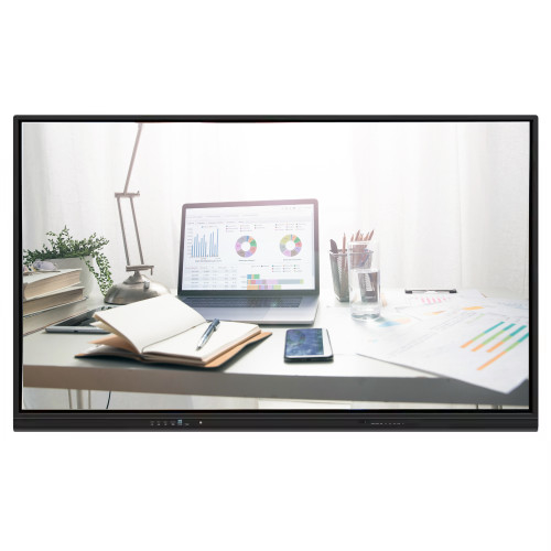75 นิ้ว 4K อินเตอร์เอคทีฟ สมาร์ทไวท์บอร์ด มัลติทัชสกรีน อินเตอร์เอคทีฟ แพลทแพนลสําหรับการเรียนการสอน โครงการประชุม