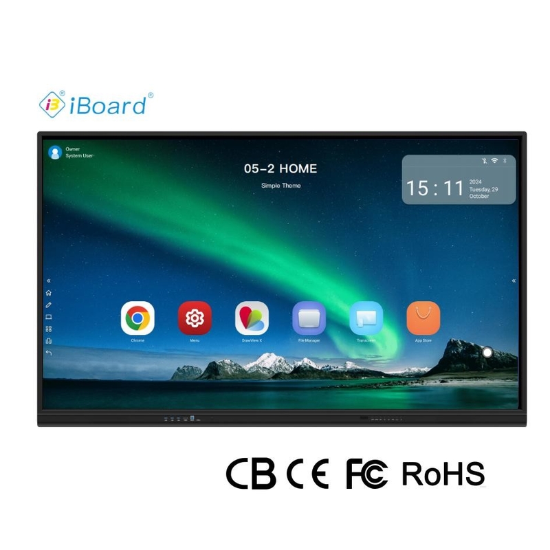 CIboard 65 นิ้ว มอนิเตอร์ทีวีสมาร์ท บล็อคบอร์ด อินเตอร์เอกทีฟ แพลท แพนล์ ทัชสกรีน พร้อมเครื่องคอมพิวเตอร์ประชุมทั้งหมดในเครื่องเดียว
