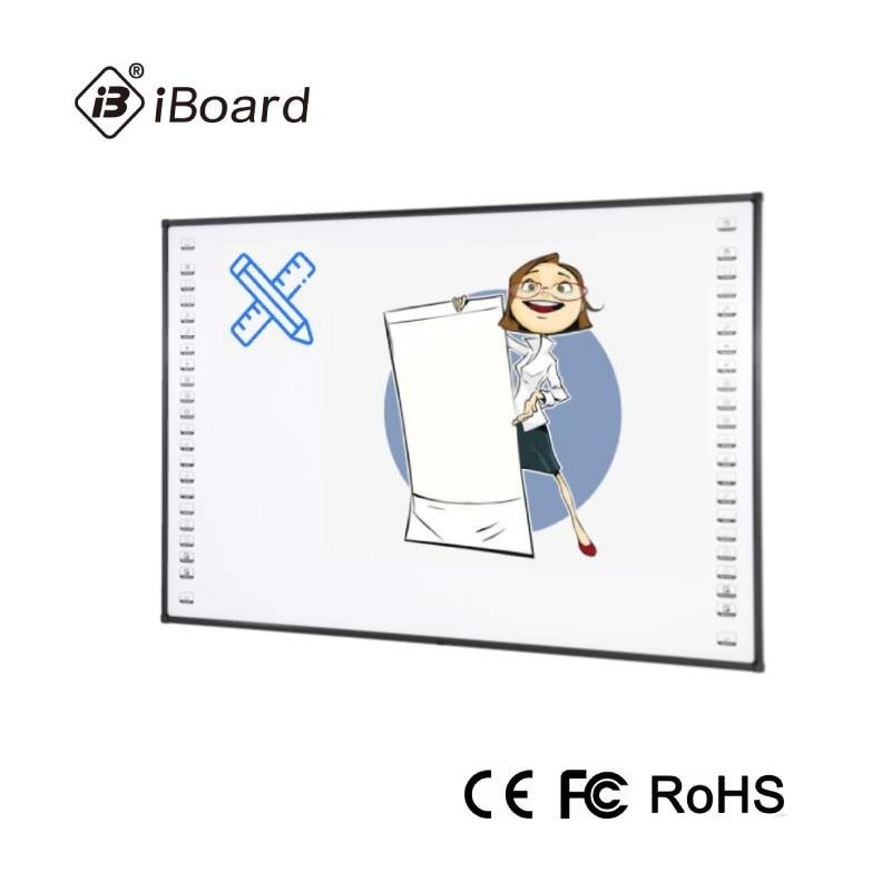 32768*32768 ความละเอียด Iboard บอร์ดอินเตอร์เอกทีฟ บอร์ดขาวที่มีพื้นผิวเซรามิกและความชื้น 0%-95% สภาพการเก็บรักษา
