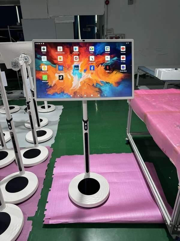 iBoard 32 นิ้ว แอนดรอยด์ 13 Smart Touch Screen เครื่องแสดงสัญญาณไร้สายในเซลล์ พร้อมกล้อง 5-7H ระยะเวลาใช้งานแบตเตอรี่ยาว สามารถปรับได้