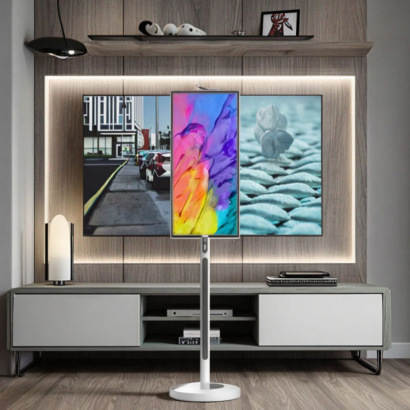 IBoard 27 32 นิ้ว Android 13 In-Cell Touch Panel Smart TV LCD Touch Screen มอนิเตอร์ โรลเลา บอร์ดเคลื่อนไหว สามารถหมุนได้ด้วยแบตเตอรี่