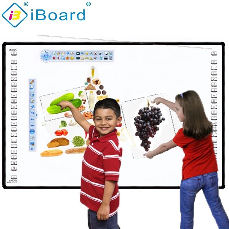 Iboard อินเตอร์เอกทีฟ บอร์ดสีขาวนิ้วมือหรืออะไรที่ไม่โปร่งใส การเขียน อุณหภูมิการเก็บและย้ายตัวยืนมือถือ