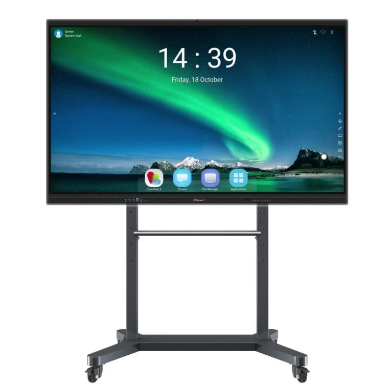โรงงานตรง 65 75 86 98 105 110 นิ้ว 4K อินเตอร์เอคทีฟ แพลทแพนล์ ดิจิตอลทัชสกรีน LCD สมาร์ทไวท์บอร์ด สําหรับห้องเรียน