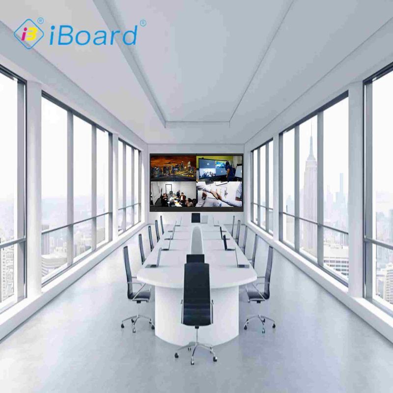 Iboard สินค้าใหม่ หน้าจอสมาร์ท 98 นิ้ว 4K หน้าจอแผ่นสื่อสัมพันธ์ หน้าจอสัมผัสขนาดใหญ่ สําหรับห้องประชุม
