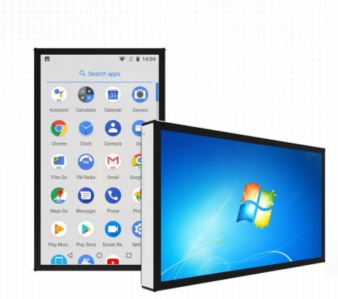 ผนัง 49 นิ้ว Android PC CMS หน้าจอสัมผัสภายใน USB Media Video Monitor