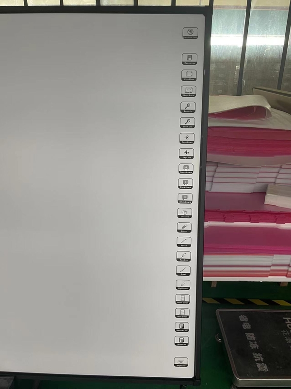 โรงงานขายส่งเข้ากันได้สูง IBoard กระดานไวท์บอร์ดแบบโต้ตอบสำหรับการสอนในห้องเรียน มุมมองกว้าง กระดานไวท์บอร์ดอิเล็กทรอนิกส์แบบโต้ตอบ