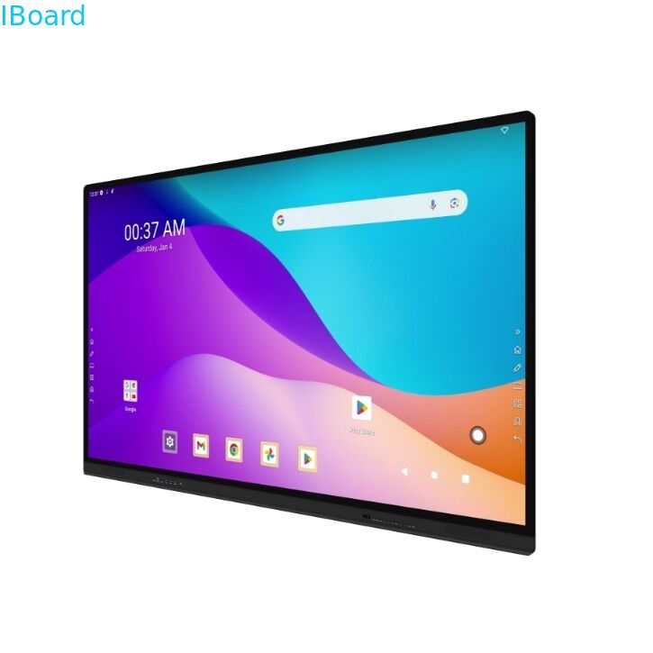 86 นิ้ว Google EDLA Certified Interactive Whiteboard พร้อม 8 Core CPU สำหรับห้องเรียนและการประชุม