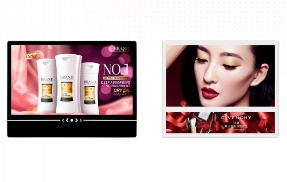 จอแสดงผลโฆษณาดิจิทัลพร้อมหน้าจอสัมผัสแบบติดผนังระบบ Android/Windows OS สำหรับซูเปอร์มาร์เก็ต สนามบิน โรงแรม