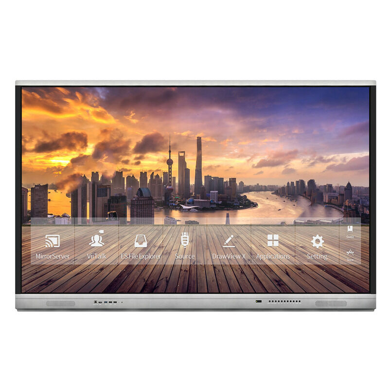 จอแสดงผลแบบแบนอินเทอร์แอคทีฟสำหรับการประชุมในสำนักงาน พร้อมความสามารถในการเขียนและความบันเทิง รองรับการใช้งานที่หลากหลายในสภาพแวดล้อมระดับมืออาชีพ