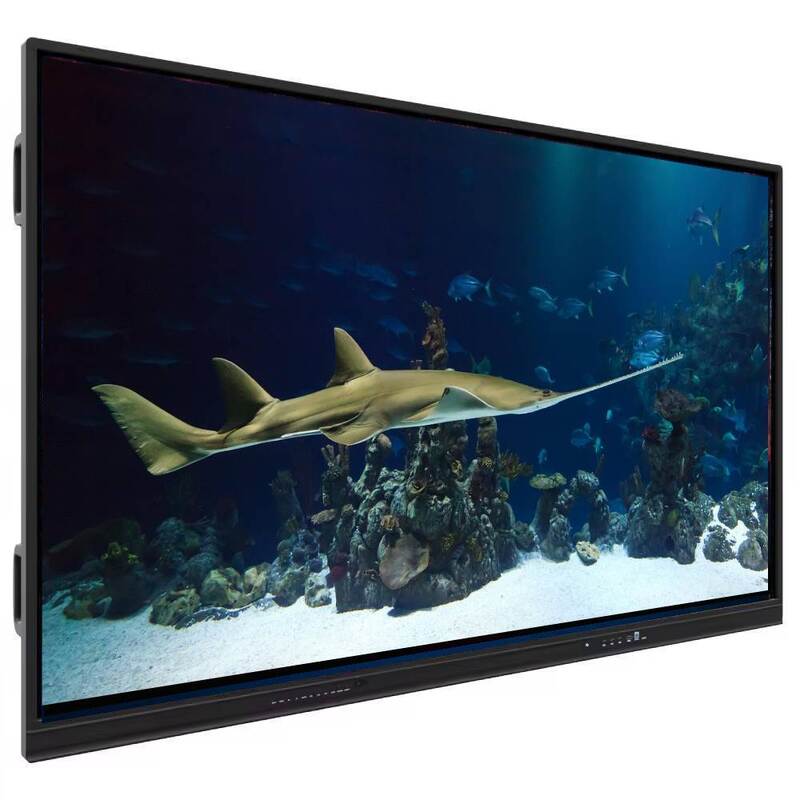 กระดานไวท์บอร์ดแบบโต้ตอบ 4K Ultra HD 40 จุดมัลติทัช พร้อมกรอบอลูมิเนียมอัลลอยด์ สมาร์ทบอร์ดเพื่อการศึกษา