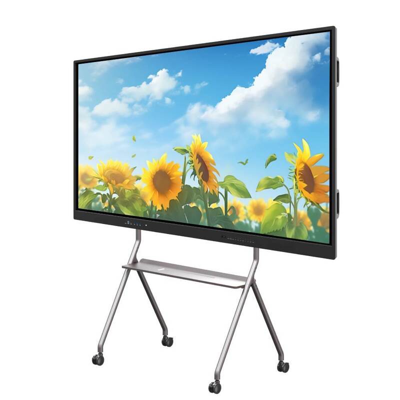 86 นิ้ว Android PC i5 i7 Dual System 50 ทัช 4K บอร์ดอินเตอร์เอ็กซ์เตอร์สําหรับห้องเรียนสํานักงาน