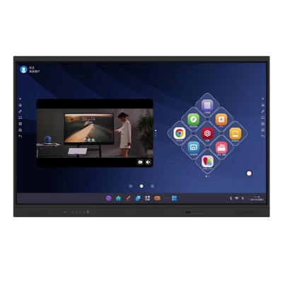 IR Interactive Whiteboard EDLA Google Certified Black Android OPS 40 จุด มอนิเตอร์ด้วยเซ็นเซอร์แสง NFC สําหรับเด็กโรงเรียน