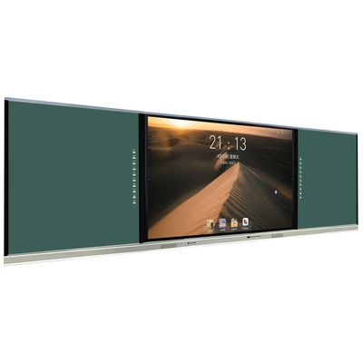 Smart pen finger touch blackboard with 75 86 98 นิ้ว มอนิเตอร์ แอนดรอยด์ Windows PC แชร์ไร้สาย wifi BT สําหรับนักเรียนเด็ก