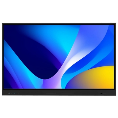 75 นิ้ว IR บอร์ดไวท์บอร์ดอินเตอร์เอคทีวี LCD บอร์ดสมาร์ทสําหรับการประชุมห้องเรียน