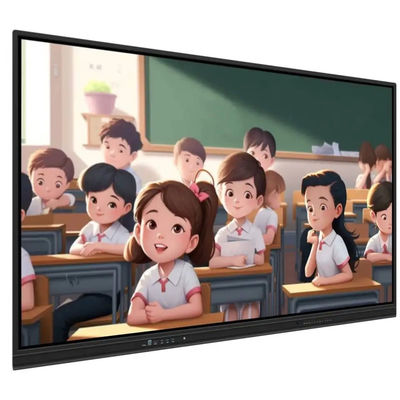 55 65 75 86 98 105 นิ้ว ดิจิทัล 4K อินเตอร์เอกทีฟ แพลทแพนล ทัชสครีน Ai Smart Interactive Whiteboard สําหรับการประชุมในห้องเรียน