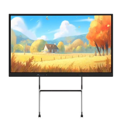 Pen Finger Touch Panel Display 75 86 Inch Android PC ทั้งหมดในหนึ่ง 50000 ชั่วโมงพร้อม USB TYPE-C RJ45 สําหรับการประชุมห้องเรียนการศึกษา