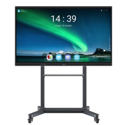 โรงงานตรง 65 75 86 98 105 110 นิ้ว 4K อินเตอร์เอคทีฟ แพลทแพนล์ ดิจิตอลทัชสกรีน LCD สมาร์ทไวท์บอร์ด สําหรับห้องเรียน