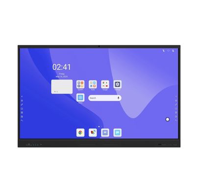 ผลิตภัณฑ์การออกแบบใหม่ 4k 65 75 85 96 110 Inch Touch Screen โปรแกรมหลายภาษา Lcd Smart Board Android บอร์ดปฏิสัมพันธ์สําหรับช่องทาง พาร์ทเนอร์
