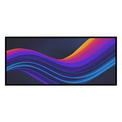 LCD Smart Board 92 นิ้ว 21:9 ความละเอียด 5K HDMI USB Port แพเนลสัมผัสสําหรับการประชุมสํานักงานการศึกษาโรงเรียน