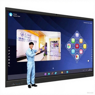 ราคาโรงงาน 4k 85 นิ้ว หน้าจอสัมผัส โปรแกรมหลายภาษา Lcd Smart Board Android บอร์ดปฏิสัมพันธ์สําหรับโรงเรียน