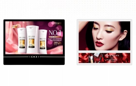 มอนิเตอร์โฆษณาดิจิตอล 23.8 32 43 49 55 นิ้ว ติดผนัง Android Windows OS ปานล์สัมผัสแบบเลือก สําหรับซุปเปอร์มาร์เก็ต สนามบิน โรงแรมธนาคาร โรงพยาบาล พร้อม USB WIFI