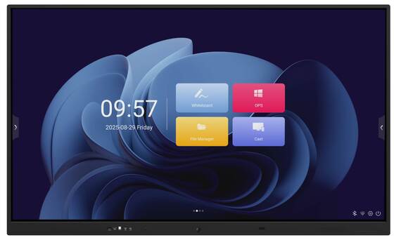 มอนิเตอร์จอสัมผัสอินทรีย์อินฟราเรดอินเตอร์เอคทีฟ บอร์ดขาว ด้วย USB Data Port ความแข็ง 7h