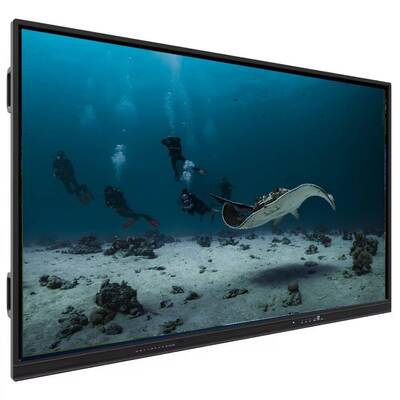 กระดานอัจฉริยะ IBoard ขนาด 55-98 นิ้ว กระดานอัจฉริยะเพื่อการสอน พร้อมจอแสดงผล 4K HD ระบบคู่ Windows และ Android กระจกนิรภัยป้องกันแสงสะท้อน