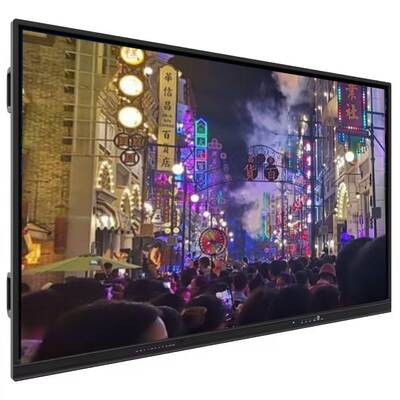 แผนผังแบนอินเตอร์เอคทีฟกับ Android 13 หรือ 14 กระจกกระชับ 4 มิลลิเมตร และไมโครฟ 6 แอเรย์ที่สร้างขึ้นในกระดานสีขาวที่สมาร์ท