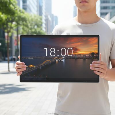 เครื่องสแกนรหัส QR สร้างหน้าจอสัมผัส Kiosk รูปแบบแฟชั่น มีสัดส่วนความแตกต่าง 4000 ต่อ 1 ออกแบบเพื่อการปฏิสัมพันธ์ของลูกค้า