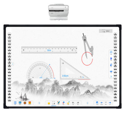 iBoard Factory Digital Smart Whiteboard Frame อลูมิเนียมกรอบ Nano Ceramic Surface สําหรับการเรียนการสอนในห้องเรียน