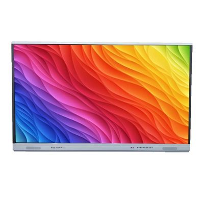 จอภาพทัชสกรีนแบบโต้ตอบ 5ms, FCC All In One Smart TV Board 55/65/75/86/98 นิ้ว