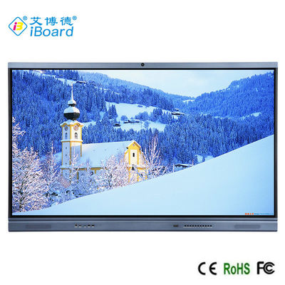 4k Interactive Panel, 86 '' Led Smart Board, กรอบอลูมิเนียม 350cd / m2 OPS Slot
