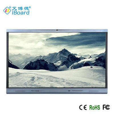 TFT LED 75 '' หน้าจอสัมผัสแบบโต้ตอบ Android 11 พร้อม AIO PC, IR Tec, กล้องในตัว