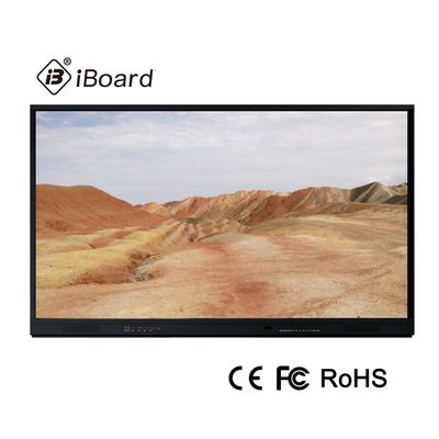4K LED Interactive Smart Board 65 นิ้ว Android 8 System, กรอบอลูมิเนียม, รองรับ OPS