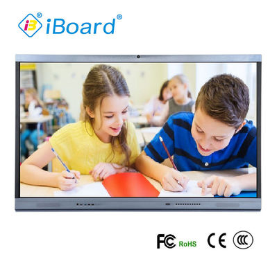 CB 3840x2160 IR ไวท์บอร์ดแบบโต้ตอบ 350cd/m2 สำหรับครูเด็ก