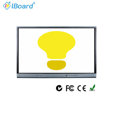FCC CE CB 65in กระดานไวท์บอร์ดอัจฉริยะ 4K Android 9 สำหรับห้องเรียน