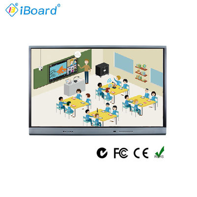 ระบบคู่ 300cd/m2 Iboard Interactive Whiteboard Android Win 65 VGA
