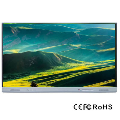 55 '' IR Interactive Touch Panel บอร์ดดิจิตอล 4K HD Multifuntional Android 11.0 TV Touch Screen Display