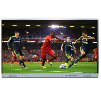CE 4mm Glass LCD Infrared Smart Board รองรับ Windows Linux กรอบเหล็กอัลลูมิเนียม