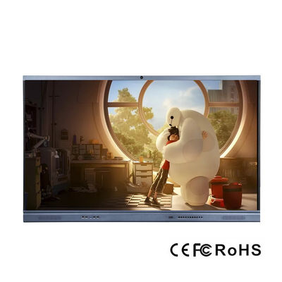Android 11 86 นิ้ว Interactive Flat Panel Multi Touch LED Screen 4K